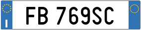 Truck License Plate